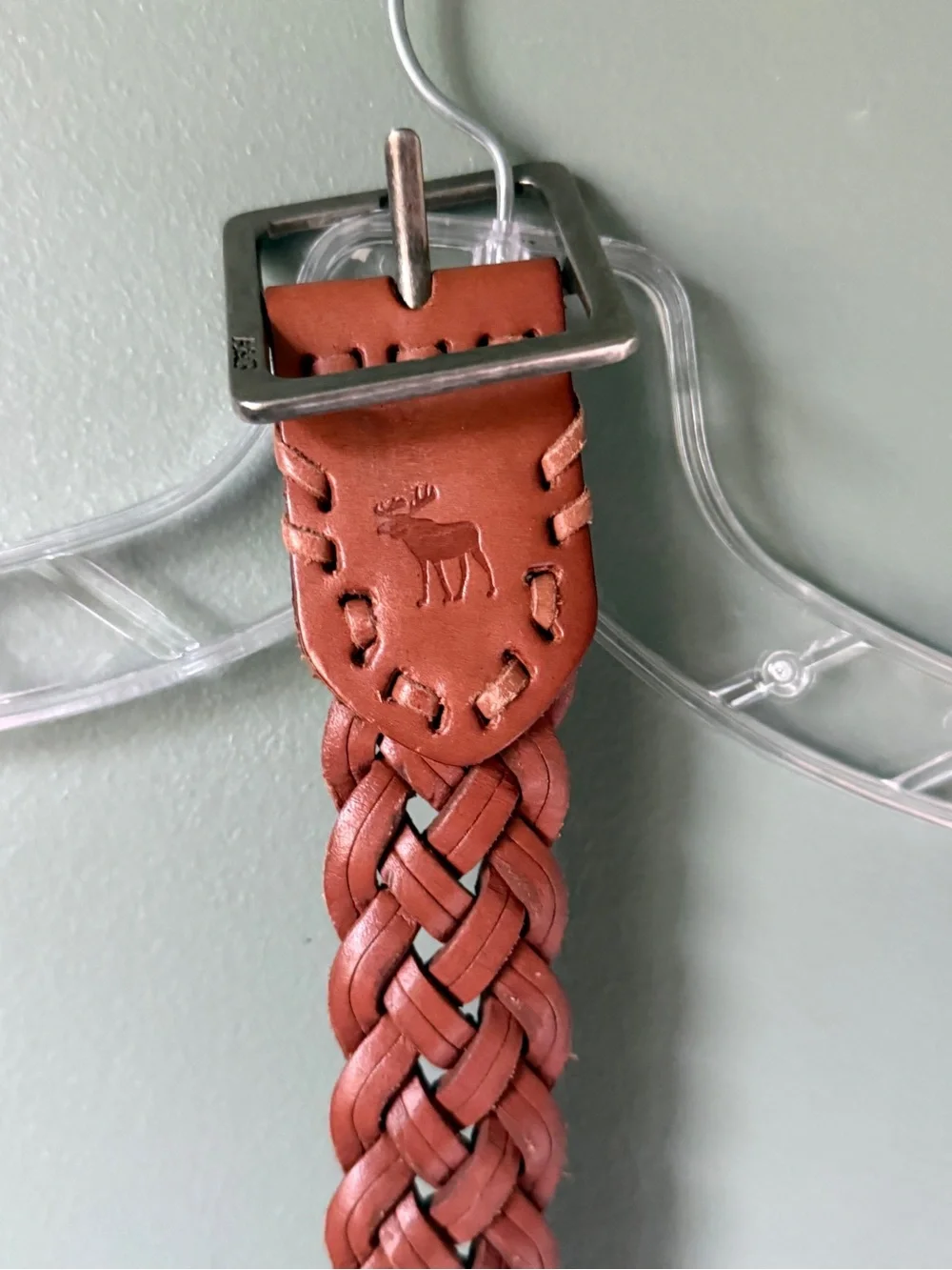 Vintage Abercrombie & Fitch Braided Leather Belt - Size M